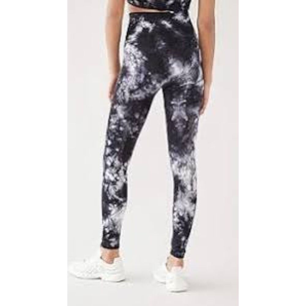 FP Movement Free People Good Karma Tie Dye Leggings Seamless Ribbed XS S